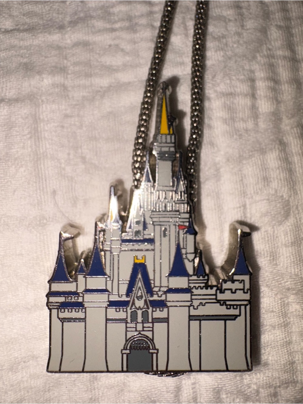 Vintage Cinderella Castle Keychain Walt Disney World